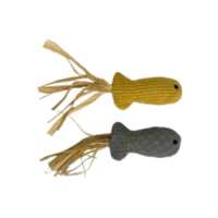 Juguete de Pez Cola de Papel <br />con Catnip